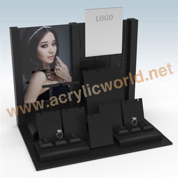 acrylic ring display jewelry display counter 